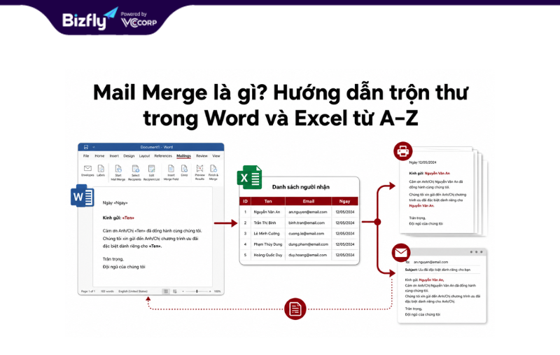 Mail merge là gì