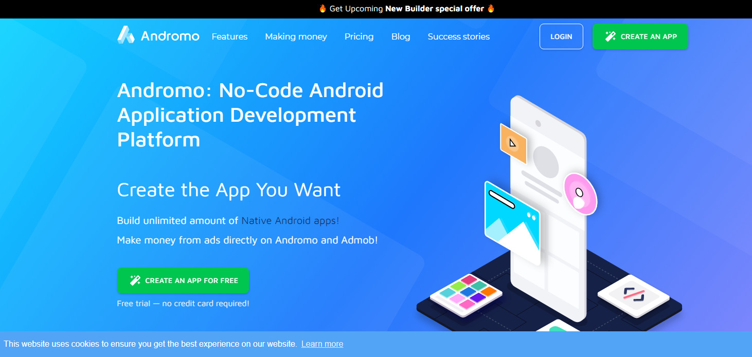 8 nền tảng cho tạo app miễn phí mà không cần phải biết code