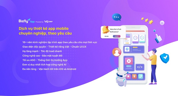 công ty thiết kế app chuyên nghiệp