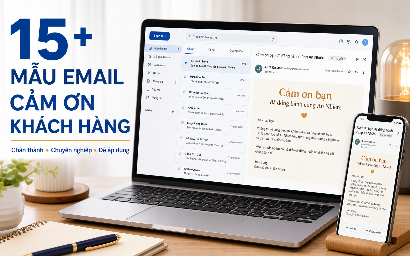Tổng hợp mẫu thư cảm ơn khách hàng chuyên nghiệp và ấn tượng nhất hiện nay
