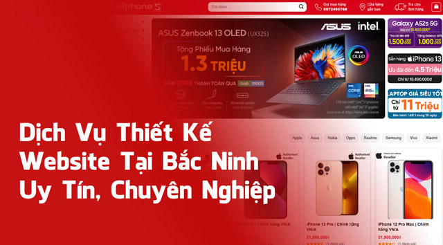 công ty thiết kế website tại Bắc Ninh