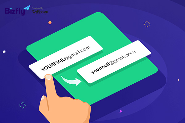 Địa chỉ email có phân biệt chữ hoa chữ thường không? 