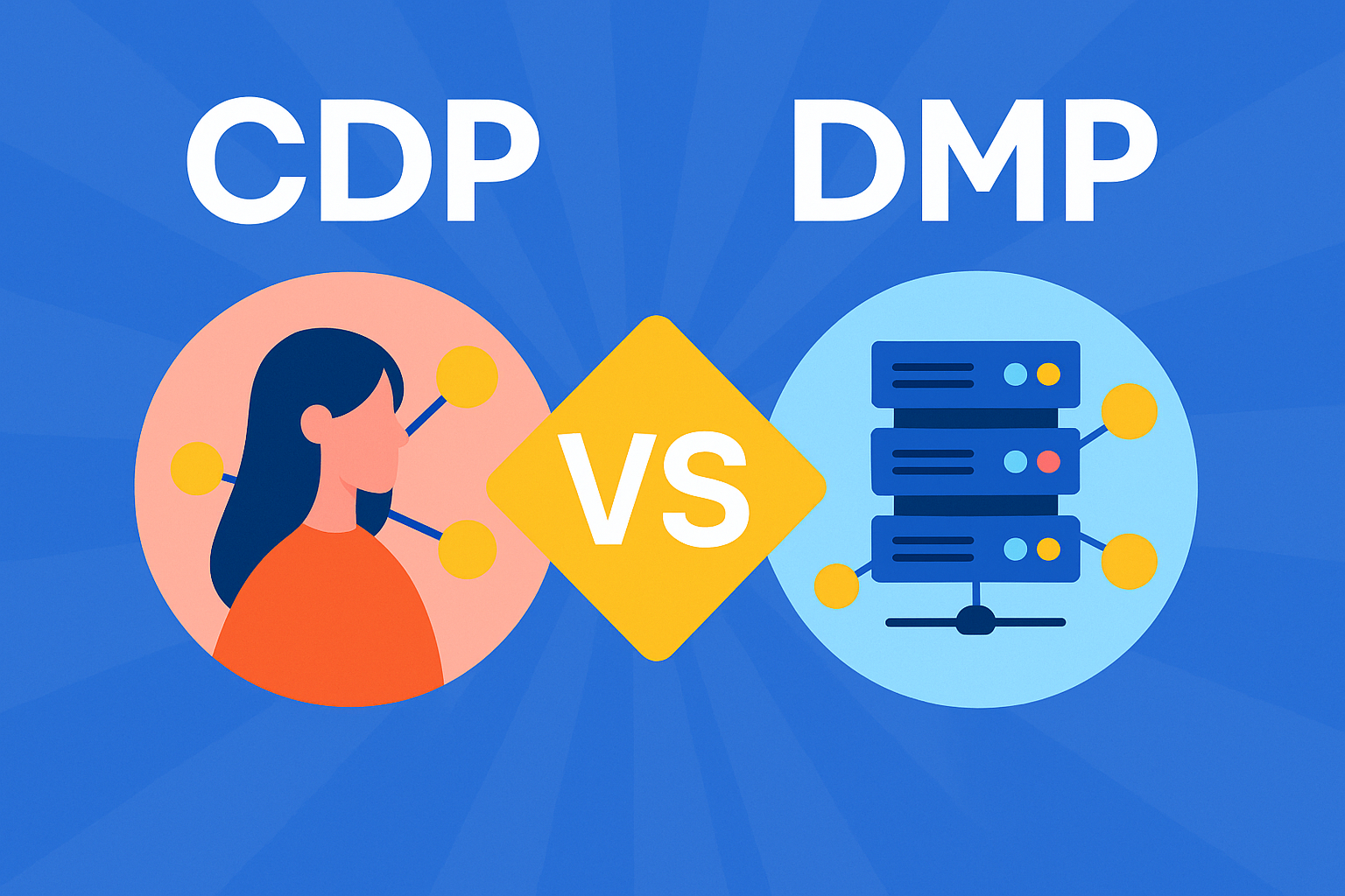 Phân biệt CDP vs DMP