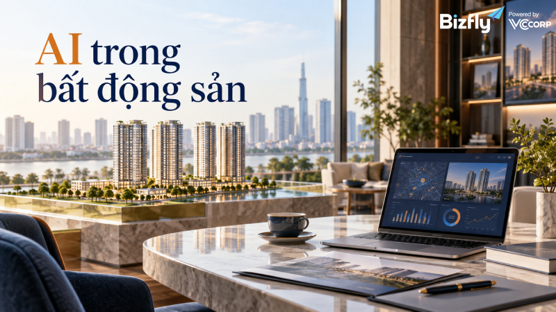 Ứng dụng AI trong bất động sản (BĐS) giúp tăng doanh số qua marketing cá nhân hóa, dự báo nhu cầu