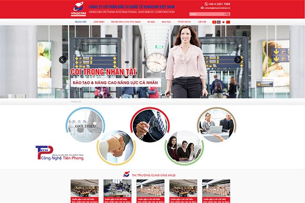 Thiết kế website xuất khẩu lao động