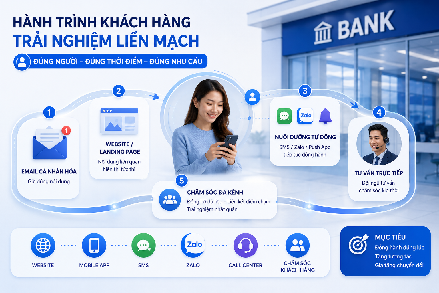 Email cá nhân hóa kết nối toàn bộ hành trình khách hàng