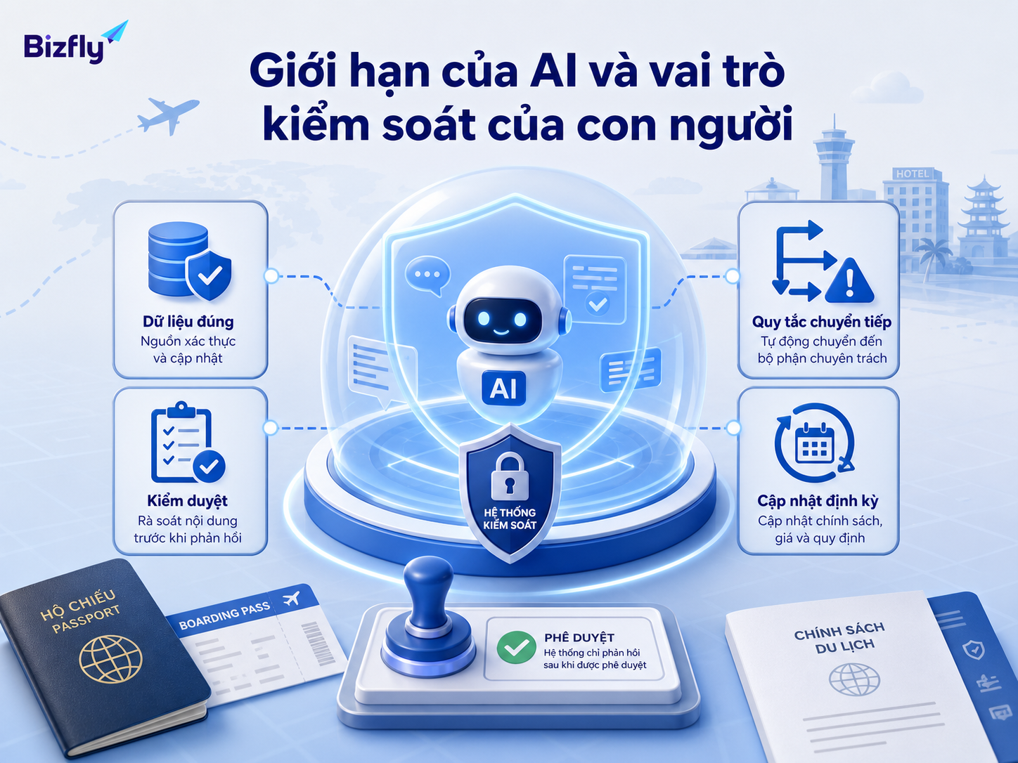 AI cần được kiểm soát bằng dữ liệu đúng, kịch bản rõ và sự can thiệp của con người khi cần.