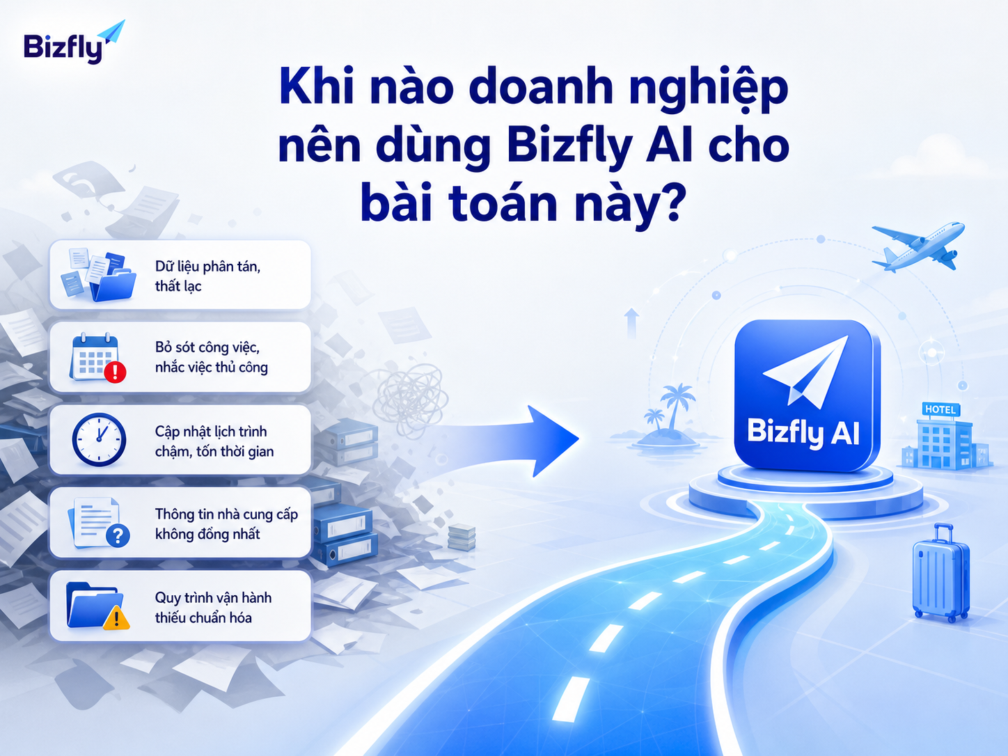 Khi dữ liệu phân tán và quy trình dễ sót việc, doanh nghiệp nên cân nhắc AI hỗ trợ vận hành.