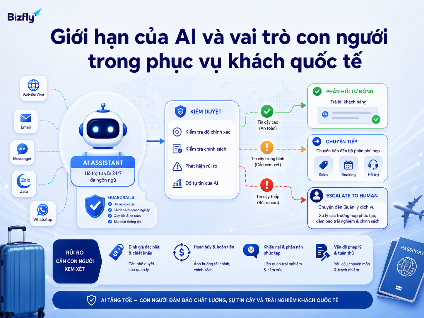 AI cần được đặt trong cơ chế kiểm duyệt, chuyển tiếp và phê duyệt rõ ràng.