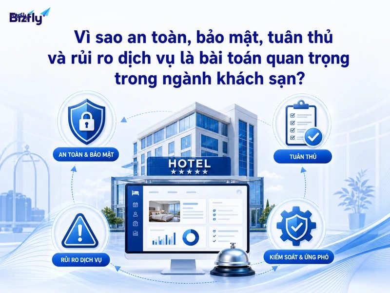 AI giúp khách sạn nhận diện và kiểm soát các tình huống rủi ro dịch vụ theo quy trình rõ ràng.