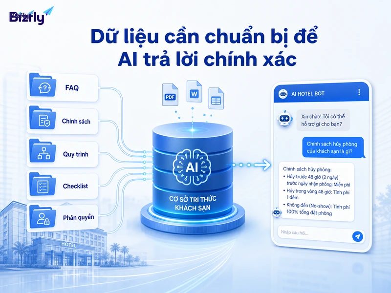 FAQ, chính sách, quy trình và phân quyền là nền tảng giúp AI phản hồi chính xác hơn.