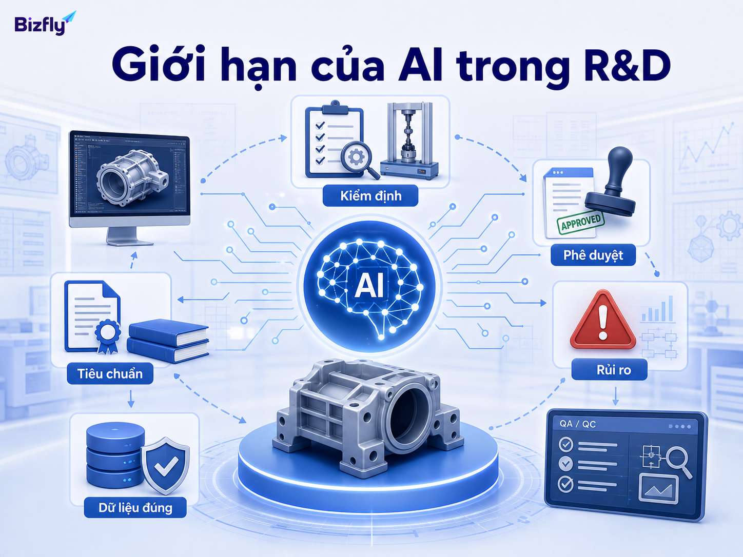 AI cần dữ liệu tốt, kiểm định chuyên môn và cơ chế phê duyệt trước các quyết định quan trọng.