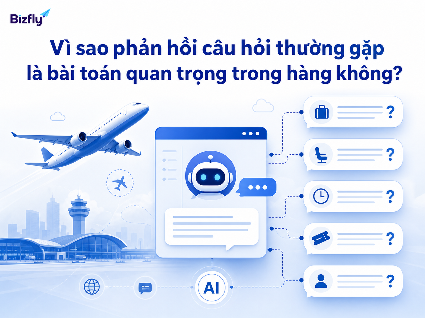 AI giúp hãng hàng không xử lý nhanh các câu hỏi lặp lại mà vẫn giữ sự nhất quán thông tin.
