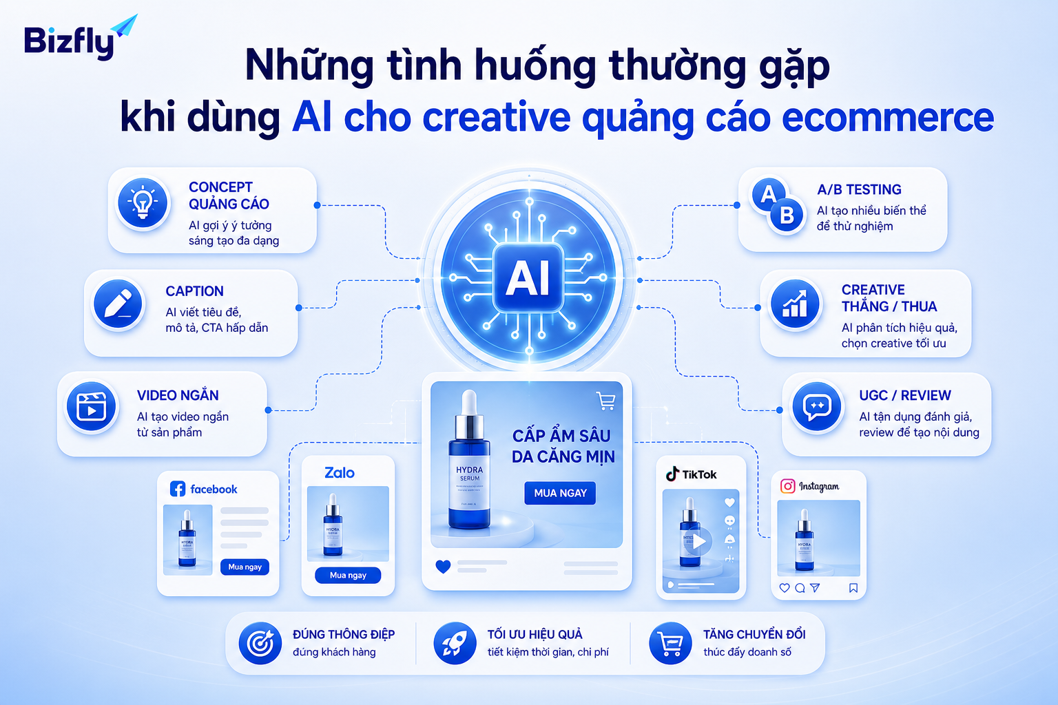 AI có thể hỗ trợ nhiều bước trong sản xuất creative, từ concept đến phân tích mẫu thắng thua.