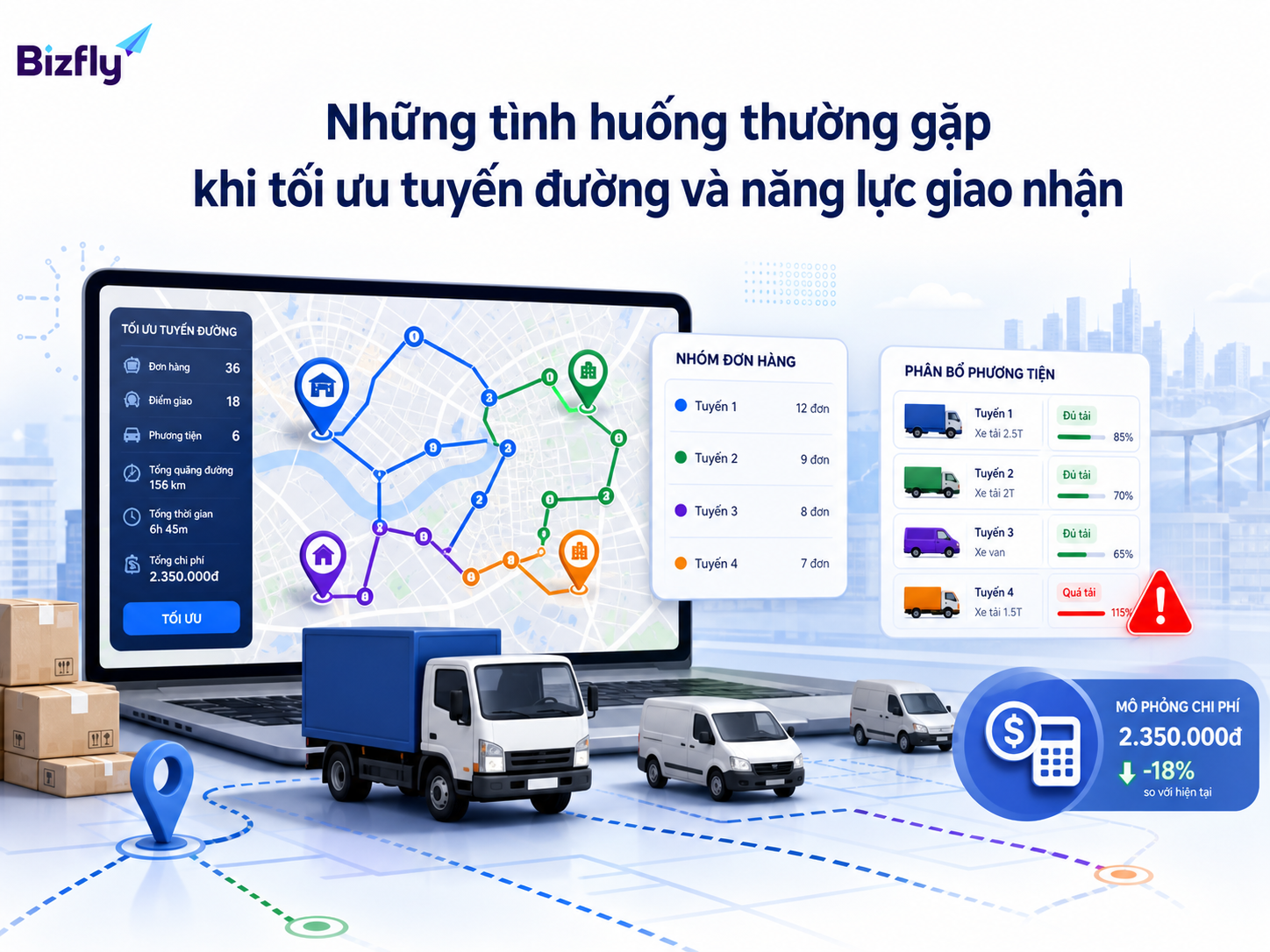 Doanh nghiệp có thể dùng AI để nhận diện tình huống lặp lại trong điều phối giao nhận.