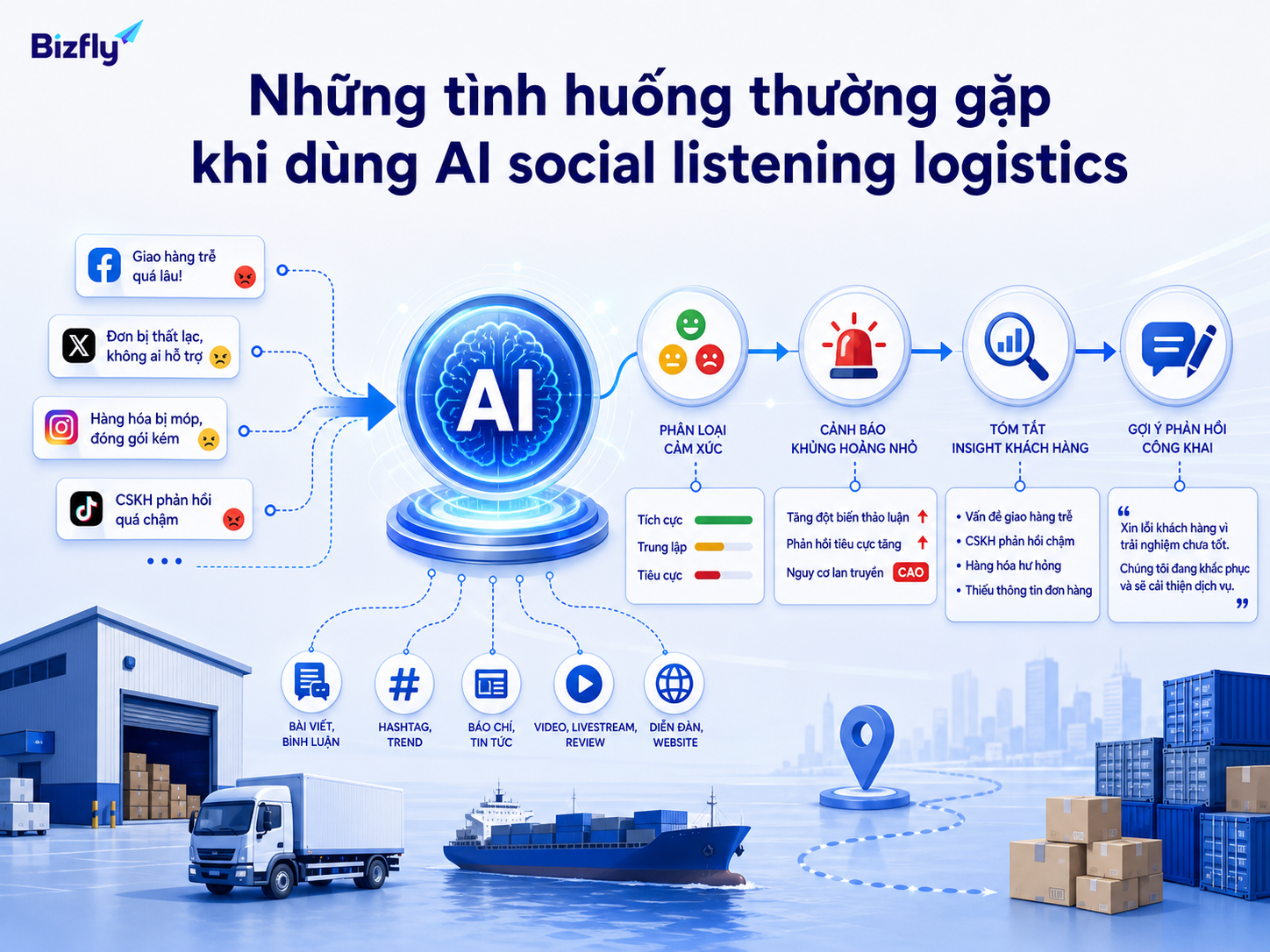 AI có thể hỗ trợ gom tín hiệu, phân loại phản hồi và ưu tiên xử lý các vấn đề có nguy cơ ảnh hưởng danh tiếng.