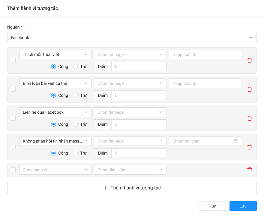 Tính năng AI Lead Scoring của BizCRM