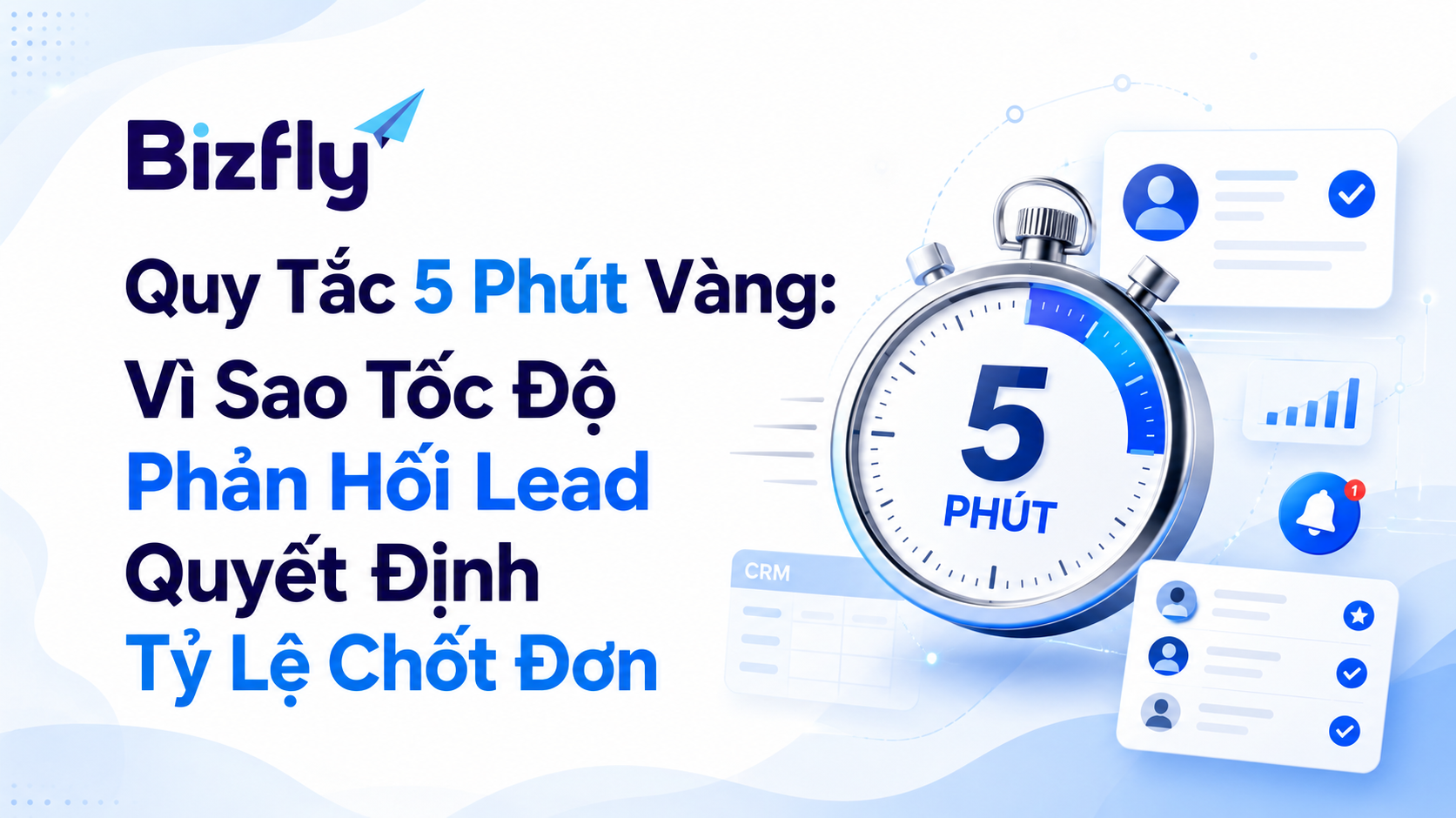 Lý do mỗi phút trôi qua làm giảm khả năng kết nối lead