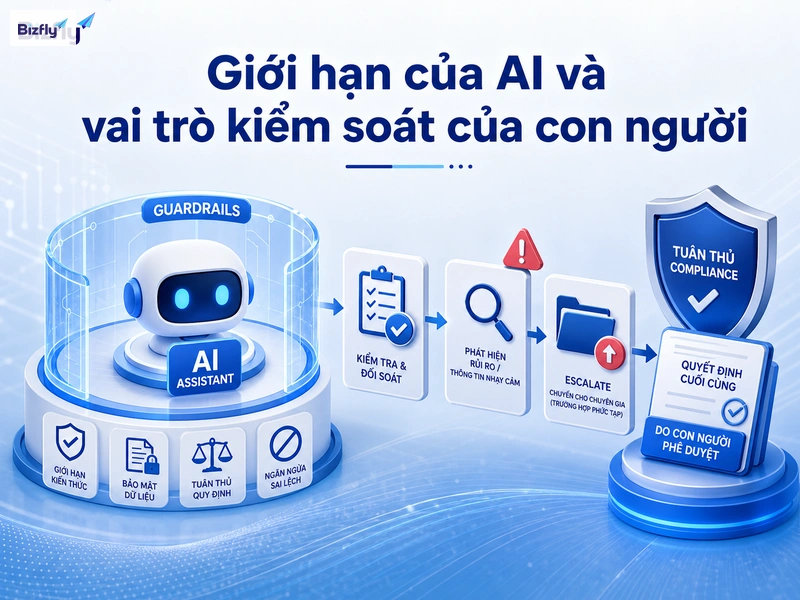 AI cần dữ liệu, kiểm thử và cơ chế kiểm soát để tránh rủi ro trong tư vấn bảo hiểm.