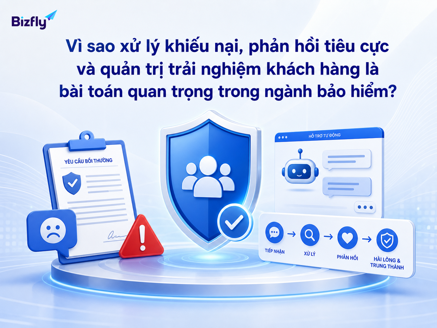 Khiếu nại bảo hiểm cần được tiếp nhận, phân loại và xử lý nhất quán để bảo vệ trải nghiệm khách hàng.