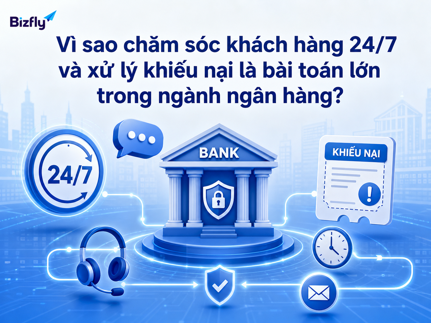 Chăm sóc khách hàng ngân hàng cần phản hồi nhanh, nhất quán và có kiểm soát rủi ro.