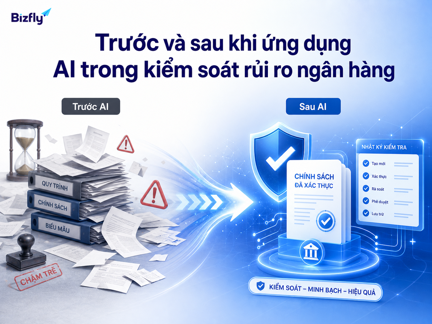 AI giúp chuyển từ xử lý thủ công sang luồng kiểm soát có dữ liệu và log rõ ràng.