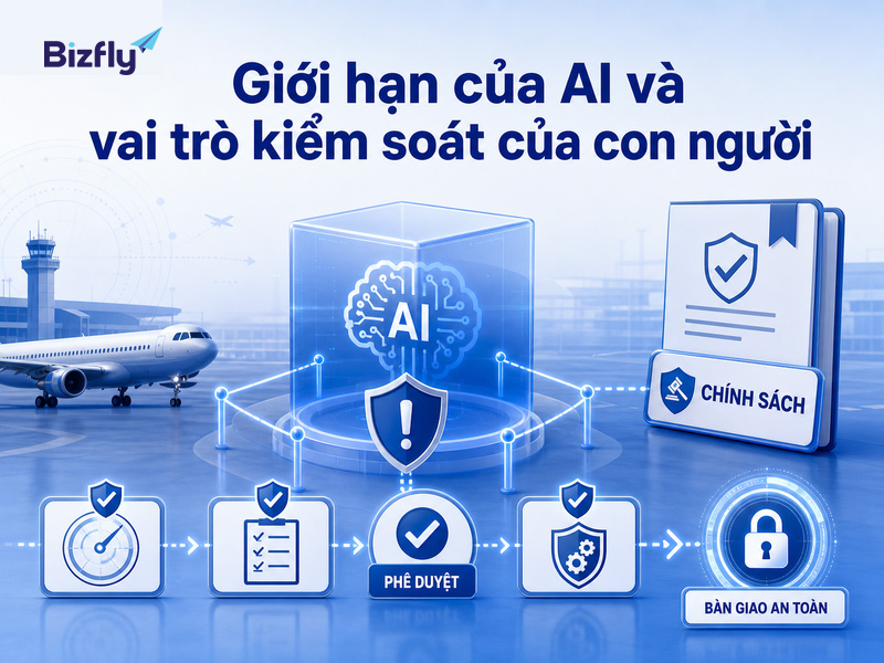 AI cần được đặt trong quy trình kiểm soát rõ ràng, nhất là với các tình huống nhạy cảm.