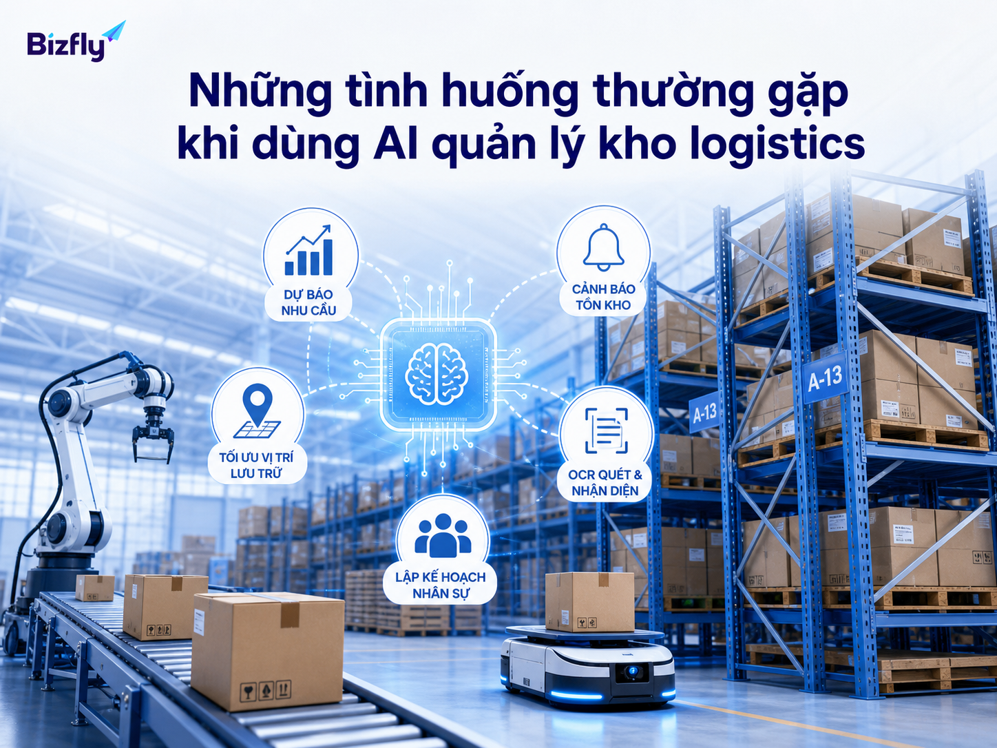 Doanh nghiệp có thể ưu tiên các use case lặp lại nhiều và ảnh hưởng trực tiếp đến vận hành kho.