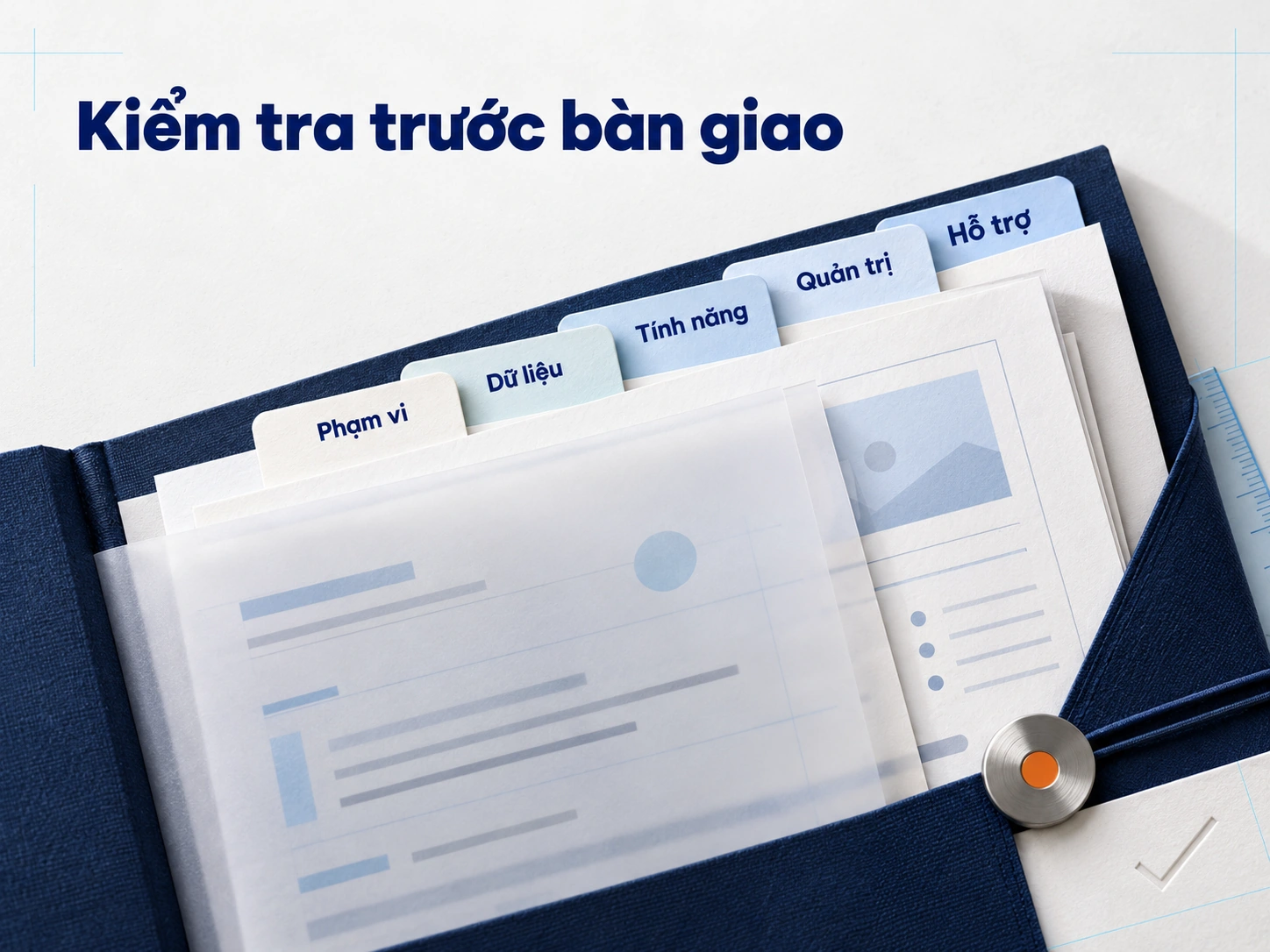 Các tiêu chí cần được xác định thành đầu ra có thể kiểm tra trước khi nghiệm thu website.