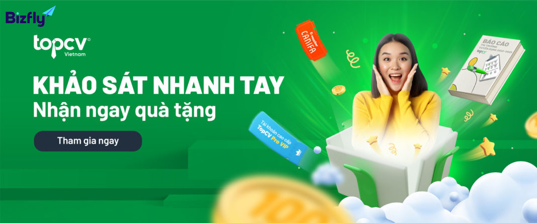 TopCV gửi email khảo sát cho người dùng 