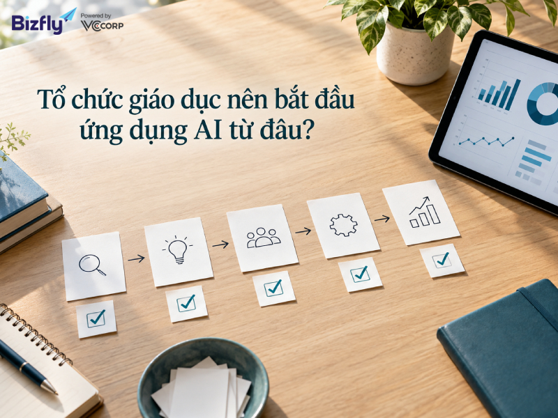 Tổ chức giáo dục nên triển khai AI như thế nào?