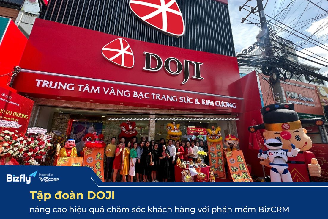  DOJI nâng cao trải nghiệm khách hàng với giải pháp quản lý voucher từ Bizfly