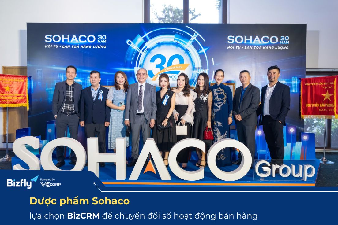 Sohaco - Doanh nghiệp dược phẩm chọn Bizfly để chuyển đổi số