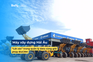 Máy xây dựng Hải Âu – “Lột xác” trong quản lý data cùng giải pháp BizCRM