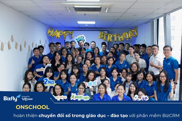 OnSchool hoàn thiện chuyển đổi số trong giáo dục – đào tạo với BizCRM
