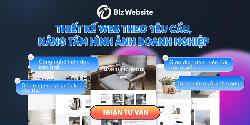 BizWebsite - thiết kế website theo yêu cầu cho doanh nghiệp