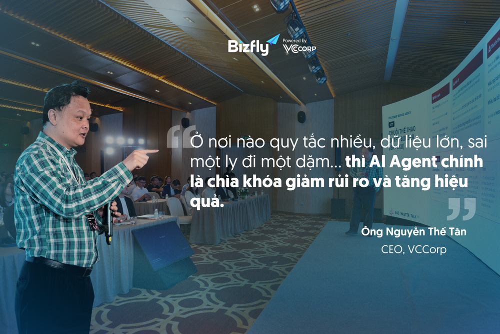 Anh Nguyễn Thế Tân chia sẻ tại AI Master Talk 2025