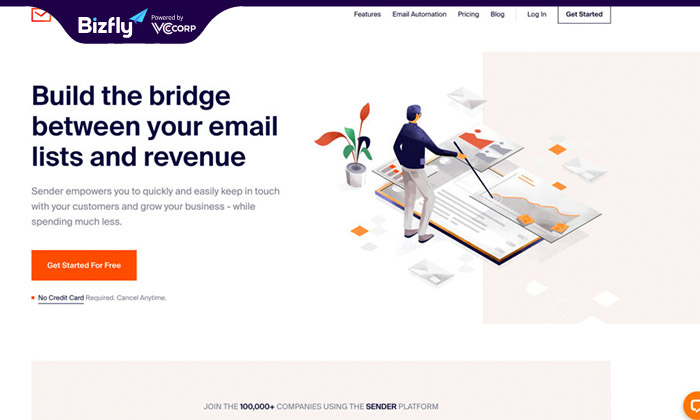 Sender cho phép bạn tạo và gửi email chất lượng với nhiều tính năng bổ sung vượt trội. 