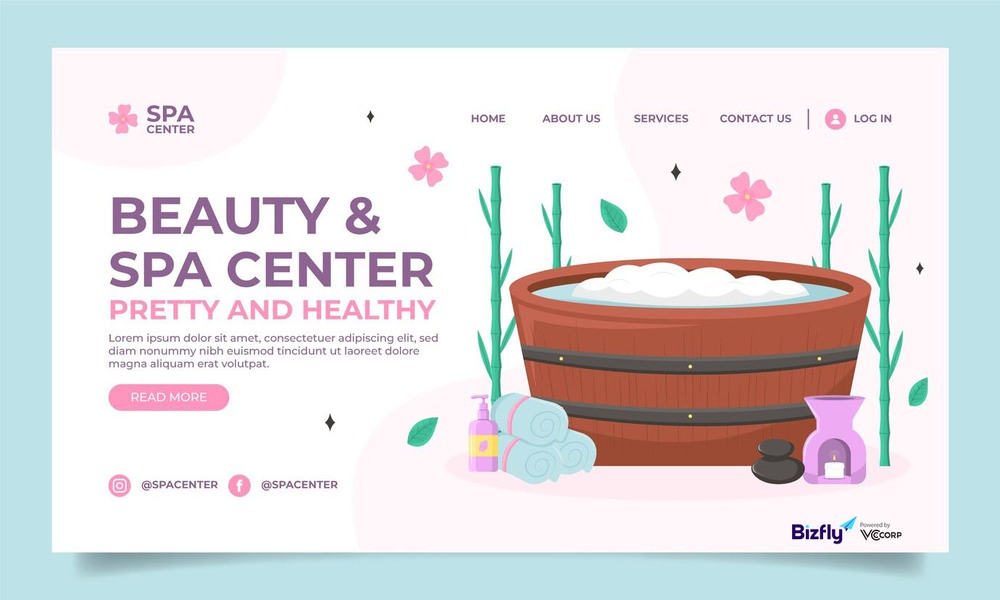 Mẫu thiết kế website spa, thẩm mỹ viện đẹp