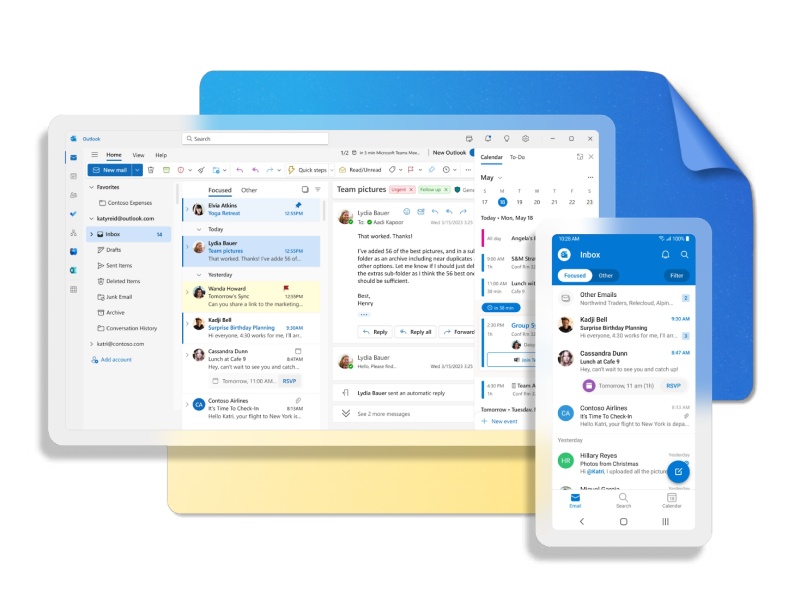 Outlook là phần mềm quản lý thông tin cá nhân của Microsoft