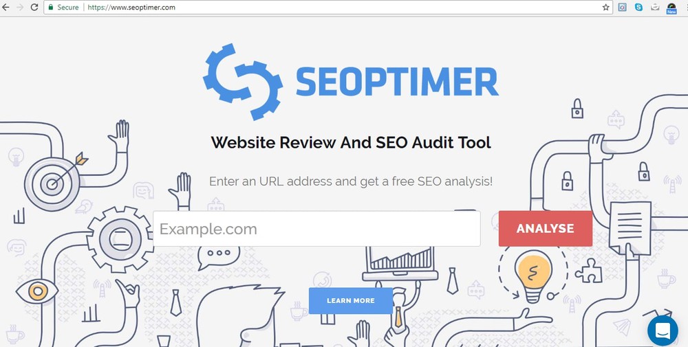 Seoptimer.com - Công cụ kiểm tra website chuẩn SEO của Google 
