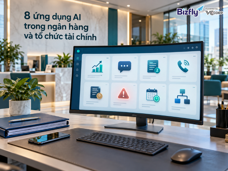 8 ứng dụng AI trong ngân hàng và tổ chức tài chính