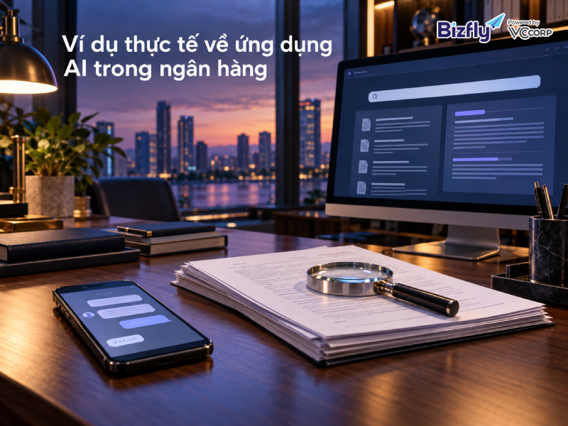 Ví dụ thực tế về ứng dụng AI trong ngân hàng