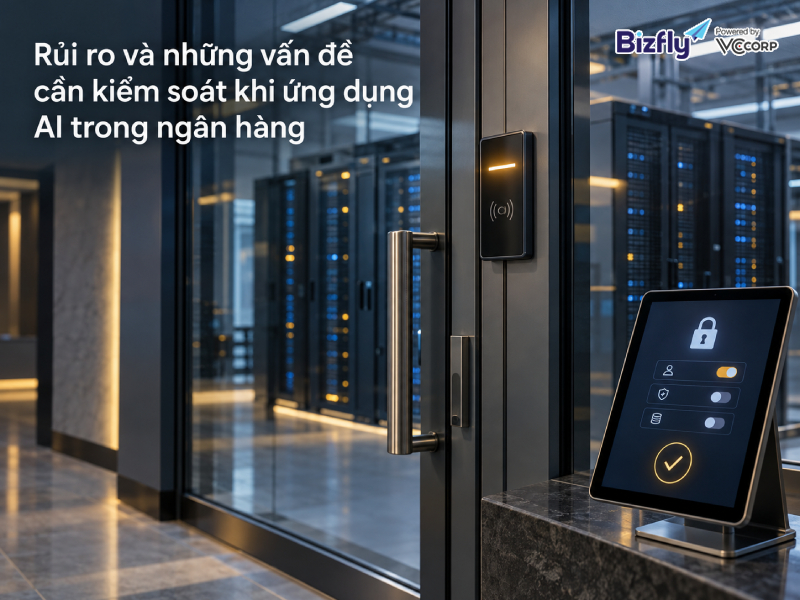 Rủi ro và những vấn đề cần kiểm soát khi ứng dụng AI trong ngân hàng