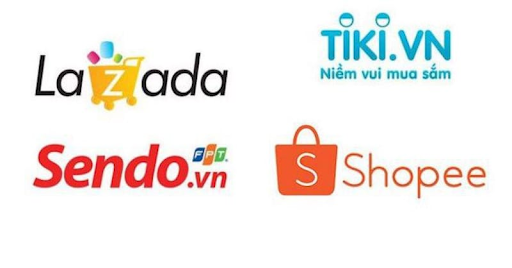  Các trang thương mại điện tử nổi tiếng, được mọi người ưa chuộng như: Shopee, Tiki, Lazada, Sendo,...