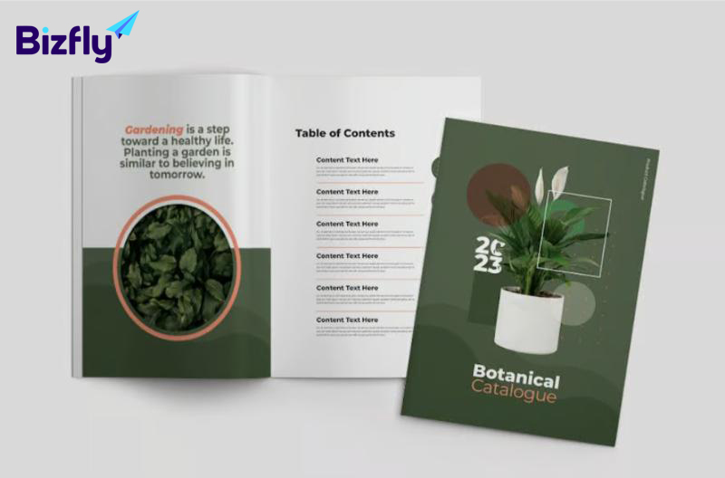 Catalogue về thực vật với những sản phẩm tinh tế, ý nghĩa