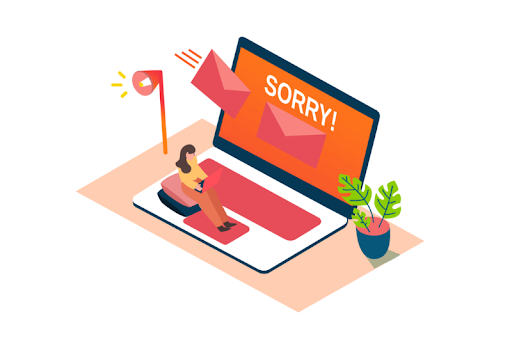 Cách viết email xin lỗi khách hàng về sự cố kỹ thuật trên website