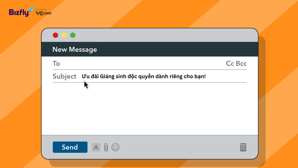 Dòng tiêu đề email Giáng sinh cho khách hàng VIP