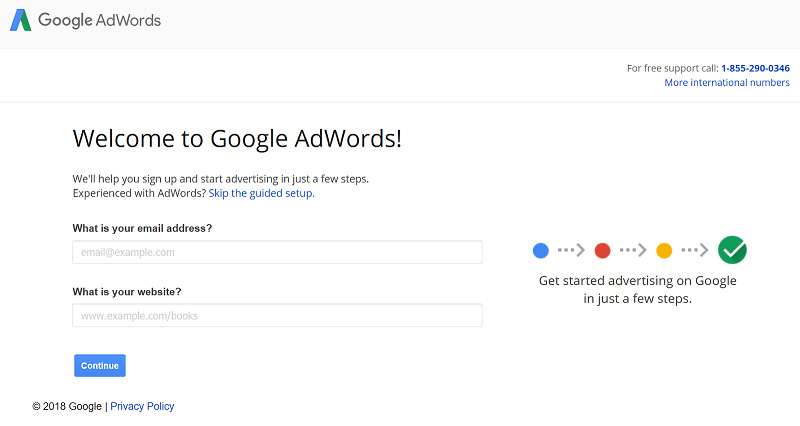 Đăng ký dịch vụ quảng cáo Google Adword