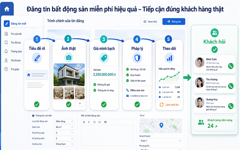 Tin đăng miễn phí vẫn có thể hiệu quả nếu được chuẩn bị rõ ràng, minh bạch và theo dõi thường xuyên.